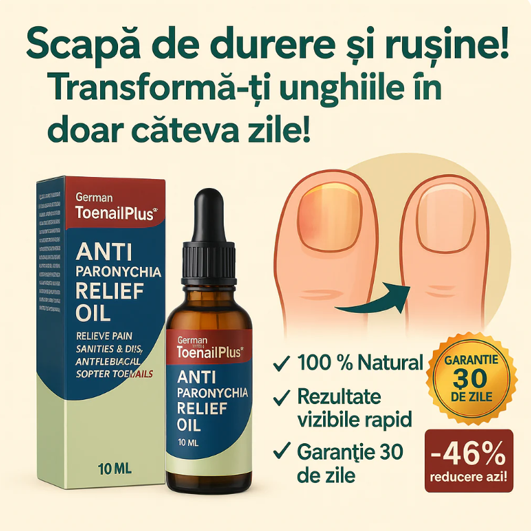 Uleiul ToenailPlus-Regenerarea unghiilor